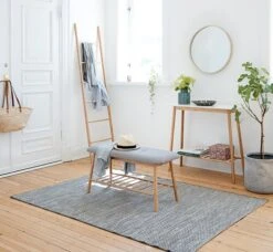 Banc VANDSTED Gris/bambou -Intérieur Chic 100459