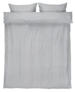 Parure De Lit Seersucker BEATE 240x220 Gris