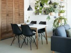 Chaise KLARUP Noir/noir -Intérieur Chic 106899