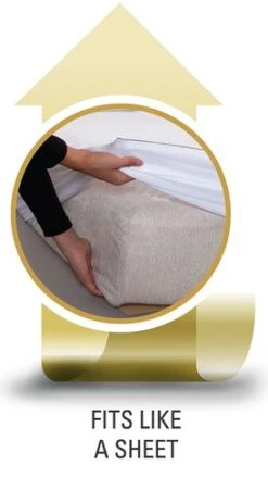 Alèse GERDA 90x200x35 Blanc -Intérieur Chic 113711