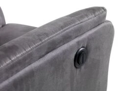 Fauteuil Inclinable ABILDSKOV électrique Tissu Gris -Intérieur Chic 114708