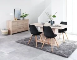 Royal Oak Chaise KASTRUP Noir/chêne -Intérieur Chic 115286