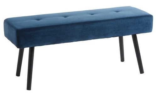 Banc RJUKAN Velours Bleu Foncé 1 Banc RJUKAN Velours Bleu Foncé