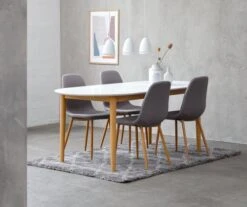 Table EGENS 90x190/270 Blanc -Intérieur Chic 115555