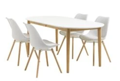 Table EGENS 90x190/270 Blanc -Intérieur Chic 118353