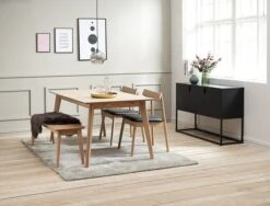 Royal Oak Table KALBY 90x160/250 Chêne Clair -Intérieur Chic 119361 1