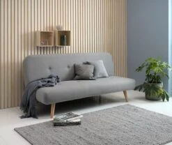 Canapé Convertible JUVRE Gris Clair -Intérieur Chic 119777