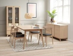 Royal Oak Buffet KALBY 2 Portes Chêne Clair -Intérieur Chic 119922 1