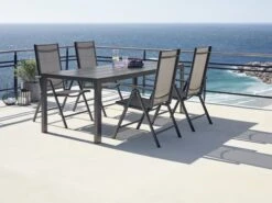 Table MADERUP L90xL205 Noir -Intérieur Chic 121357