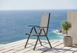 Chaise Inclinable MELLBY Noir -Intérieur Chic 122311