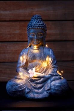 Statue De Jardin MYRE L24×L31×H42 Gris -Intérieur Chic 123235