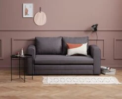 Canapé Convertible SKILLEBEKK Gris Foncé -Intérieur Chic 128085