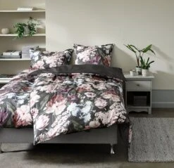 Parure De Lit Satin ELLA 140x200 Violet -Intérieur Chic 128449