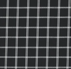 Parure De Lit Percale KARIN 140x200 Blanc/noir -Intérieur Chic 128539