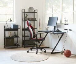 Étagère TISTRUP 5 Tablettes Noir -Intérieur Chic 128826 1