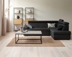 Canapé D'angle Convertible SAHL Gris Foncé -Intérieur Chic 130977