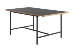 Table EGUM 90x160 Noir/chêne