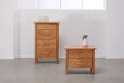 Royal Oak Commode 4 Tiroirs KAGERUP étroit Chêne -Intérieur Chic 132815