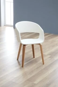 Chaise HOLSTEBRO Blanc -Intérieur Chic 134744