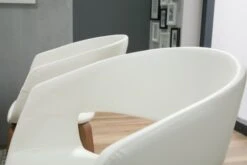 Chaise HOLSTEBRO Blanc -Intérieur Chic 134745