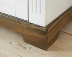 Buffet VILSTED 2 Portes Blanc/brun -Intérieur Chic 135048