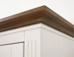 Partie Supérieure VILSTED 2 Portes Blanc/brun -Intérieur Chic 135064