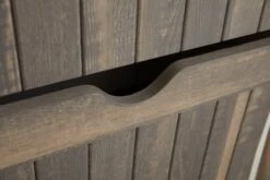 Meuble à Chaussures OLDEKROG 3 Compartiments Blanc/gris -Intérieur Chic 135241