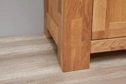 Royal Oak Vitrine OLDE 2 Portes + 2 Portes Vitrées Chêne -Intérieur Chic 135352