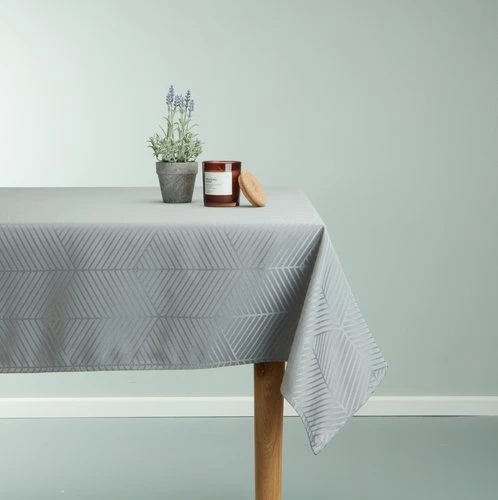 Nappe BLOMME 140x240 Gris 1 Nappe BLOMME 140x240 Gris