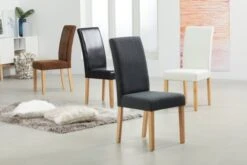 Chaise TUREBY Anthracite -Intérieur Chic 136081