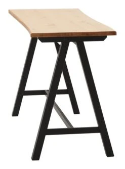 Royal Oak Table De Bar SANDBY 71x183 Chêne Naturel/noir -Intérieur Chic 137286