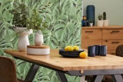 Royal Oak Table SANDBY 100x160 Chêne Naturel/noir -Intérieur Chic 137316