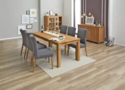 Chaise NORDRUP Tissu Gris/naturel -Intérieur Chic 137491