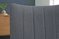 Chaise NORDRUP Tissu Gris/naturel -Intérieur Chic 137506