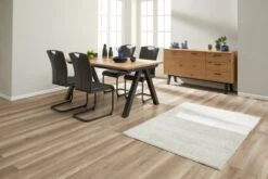 Royal Oak Table SANDBY 100x160 Chêne Naturel/noir -Intérieur Chic 139189