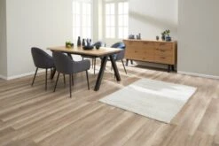 Chaise SABRO Tissu Gris/noir -Intérieur Chic 139204