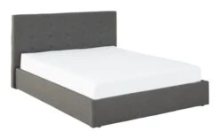 Cadre De Lit ALNOR 140x200 Gris F./noir -Intérieur Chic 139292