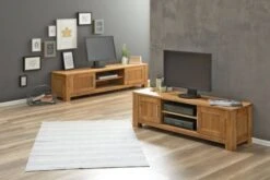 Royal Oak Meuble TV OLDE 200 Cm 2 Portes Chêne -Intérieur Chic 139479 1