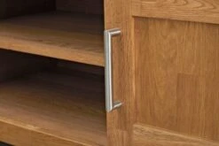 Royal Oak Meuble TV OLDE 150 Cm 2 Portes Chêne -Intérieur Chic 139485