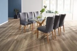 Chaise NORDRUP Tissu Gris/naturel -Intérieur Chic 142848 1