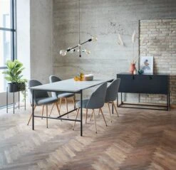 Buffet VIRUM 3 Portes Noir -Intérieur Chic 143747