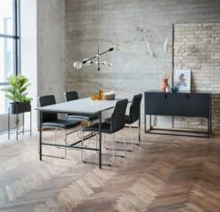 Table TERSLEV 80x140 Béton -Intérieur Chic 143748 2