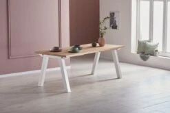Royal Oak Table SKAGEN 90x200 Chêne/blanc -Intérieur Chic 143850