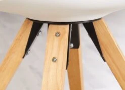 Chaise BLOKHUS Blanc/naturel -Intérieur Chic 147335