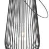 Lanterne MELIAS Ø23xH46cm Noir