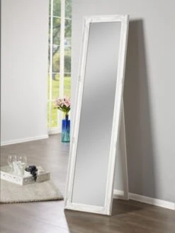 Miroir Sur Pied NORDBORG 40×160 Blanc 8 Miroir Sur Pied NORDBORG 40×160 Blanc -Intérieur Chic 148561