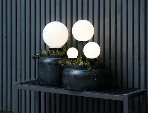 Lampe Solaire SOL Ø25xH60cm Blanc 5 Lampe Solaire SOL Ø25xH60cm Blanc – Image 5