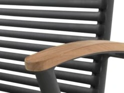 Chaise Empilable SADBJERG Noir -Intérieur Chic 149994