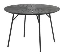 Table De Jardin RANGSTRUP Ø110 Noir/noir