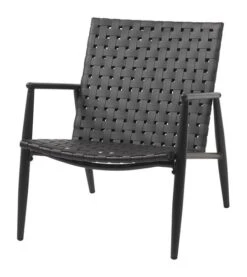 Fauteuil Lounge EDDERUP Noir